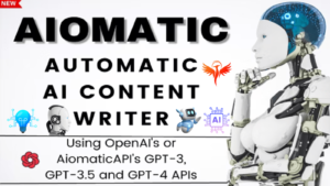 Aiomatic - Automatic AI Content Writer & Editor, GPT-3 & GPT-4, ChatGPT ChatBot & AI Toolkit