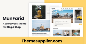 blog & shop wordpress theme