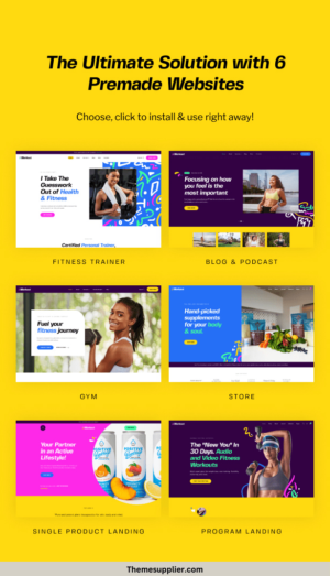 Best Trainer Fitness WordPress Theme