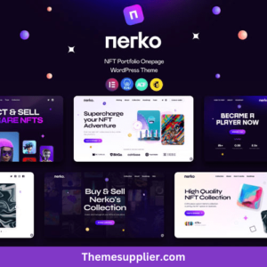 best nft portfolio wordrpess theme