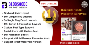 blog layout plugin for wordrpess