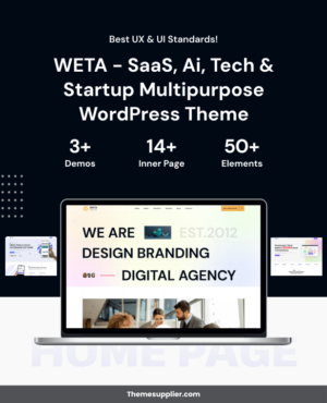 great SaaS, AI, Tech & Startup Multipurpose WordPress Theme