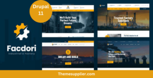 industrial Drupal theme