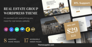 real estate group wordpress theme