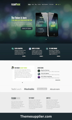 App Landing Page WordPress Theme