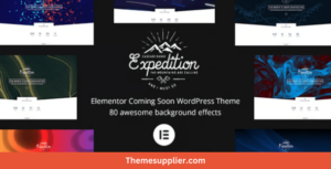 Elementor Coming Soon WordPress Theme