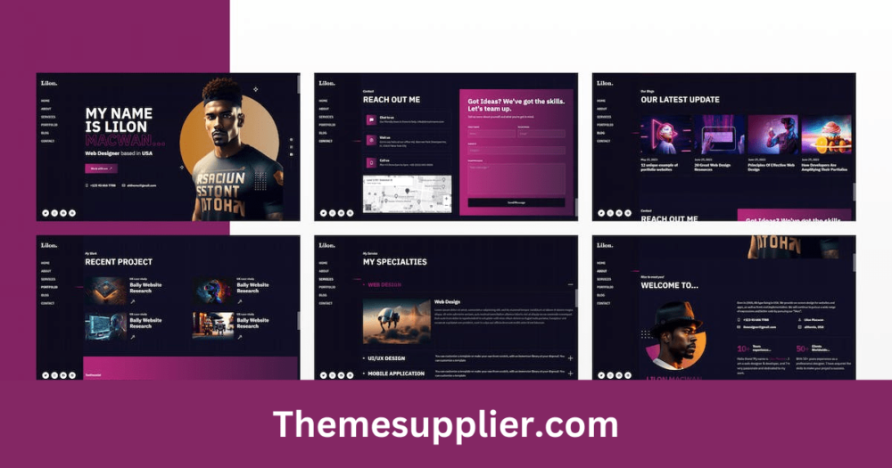 Best advanced personal portfolio theme