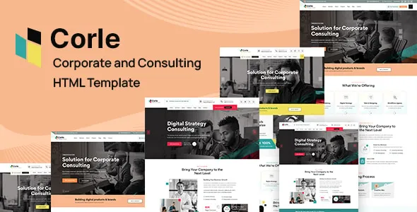 Corle Corporate Consulting Business HTML Template For Agencies UX
